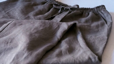 Photo of Брюки-кюлоты из льна