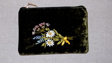 Photo of Косметичка из эко-кожи с золотистой фурнитурой