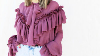 Photo of Блузка с рюшами на рукавах