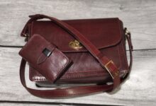 Photo of Кожаная сумка с рельефным узором