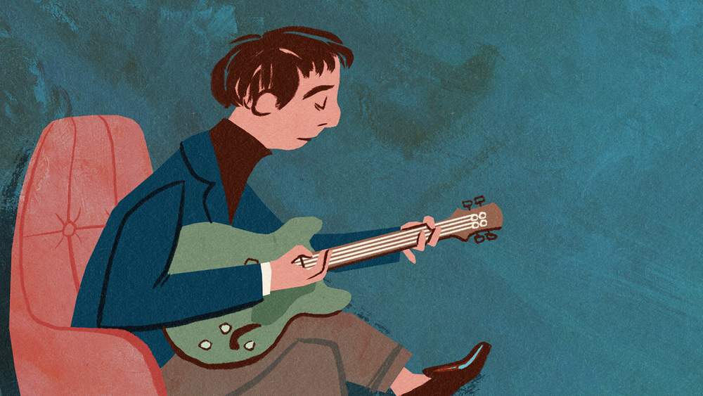 Фото 49 — Водолазка с геометрическим принтом