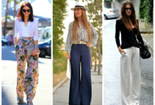 Photo of Легкие брюки-палаццо из шифона