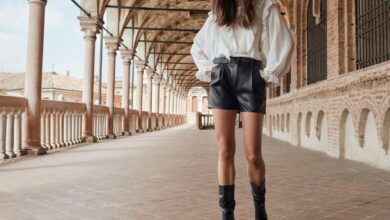 Photo of Шорты из шифона с высокой талией