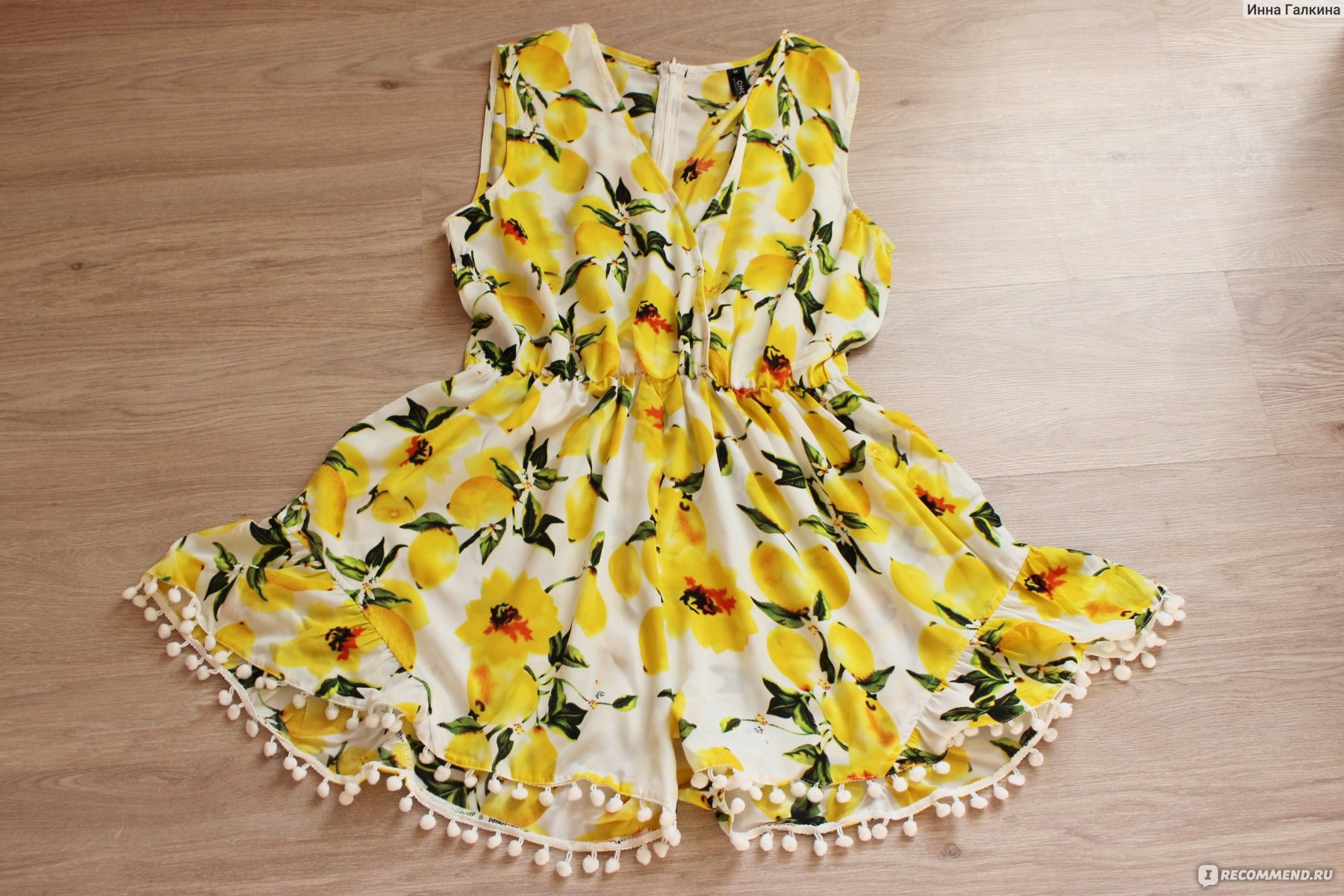 Фото 26 — Летний комбинезон с цветочным принтом